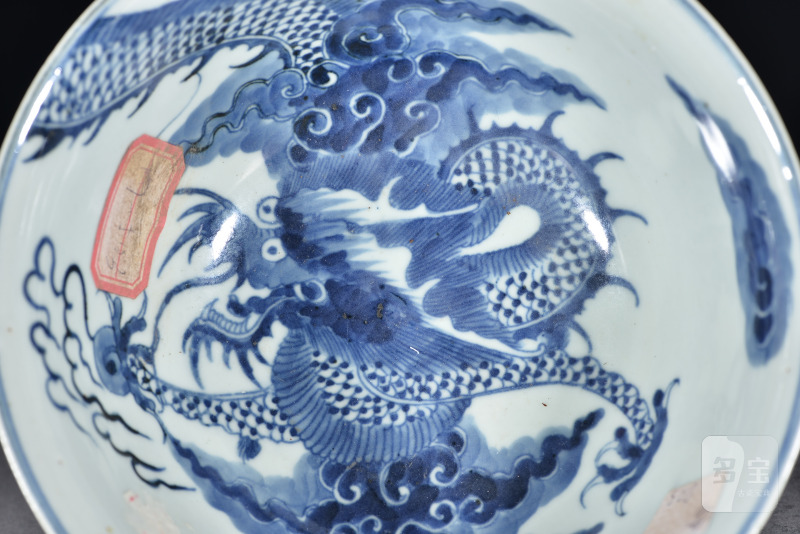 清中期 青花云龙纹碗 - 图6